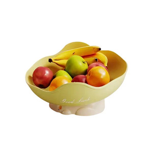 Bol à fruits avec pieds en plastique de qualité alimentaire, plateau à collation créatif et décoratif <span class=keywords><strong>pour</strong></span> la cuisine, la maison et les fêtes - Product Image 6