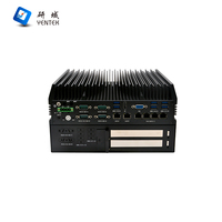 Mini PC industriel sans ventilateur Intel 6/8/9e génération LGA1151, 6 ports LAN Gigabit, 4 ports PoE, 10 ports USB, tension large bande 9-36V, robuste et embarqué, en stock