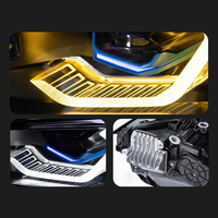 Ensemble de phares LED bicolores pour BMW Série 4 G22 G26 M4 G82 CSL, jaune doré, feux de jour dynamiques, clignotants dynamiques, lampe avant