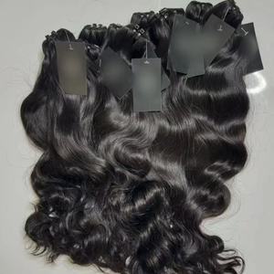 Extensiones de cabello humano rizado indio sin procesar, cabello natural trenzado, virgen, sin procesar, a granel - Product Image 2