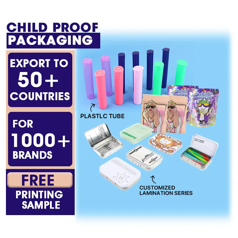 Impresión digital personalizada Troquelado Irregular Forma especial A prueba de niños Plástico Ziplock Mylar Paquetes 3,5g Bolsas