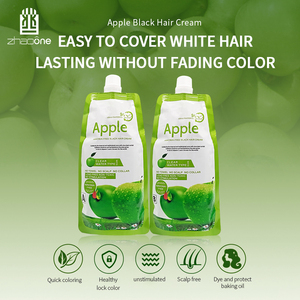 <span class=keywords><strong>Tinta</strong></span> per <span class=keywords><strong>Capelli</strong></span> Nera Naturale alla Mela Zhaoone OEM, Senza Ammoniaca, Crema <span class=keywords><strong>Verde</strong></span> con Fragranza di Frutta, Non Appiccicosa al Cuoio Capelluto, Durata 96 Ore - Product Image 3