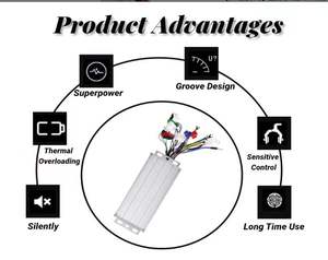 Venta al por mayor 48V 30A 800W controlador de bicicleta eléctrica sin escobillas piezas de bicicleta eléctrica - Product Image 5