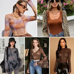 Wholesale of brand new tops mixed clothing loose packaging and random shipment for women by suppliers