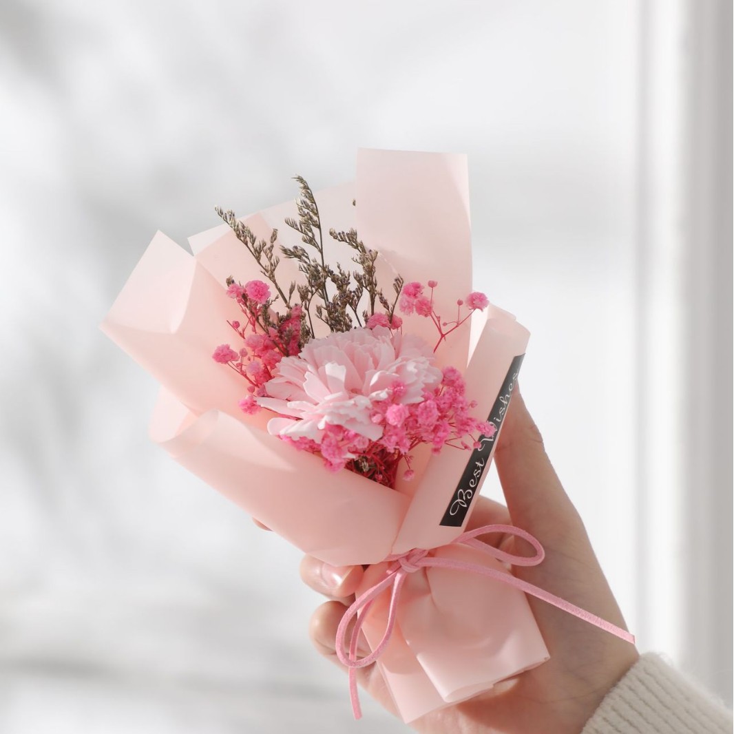 Papier œillet rose clair