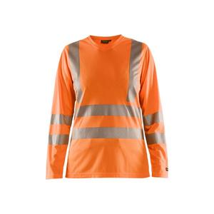 BLAKLADER - 348510135300M T-shirt haute visibilité femme manches longues Orange - EAN 7330509645345 HI-VIS WORKWEAR - Product Image 1