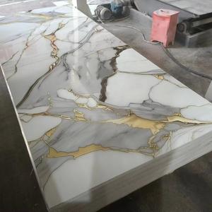 Panneau mural en marbre PVC 1,5 MM 1,7 MM 1,8 MM 2,0 MM, feuille de marbre PVC, marbre PVC - Product Image 1
