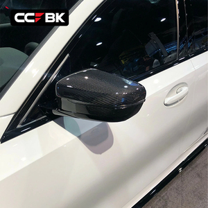 Pour <span class=keywords><strong>BMW</strong></span> G42 G20 G21 G22 G23 G26 G30 G31 G11 G12 G14 G15 G16 2019-2026 Coques de rétroviseurs latéraux en fibre de carbone sèche autocollantes - Product Image 4