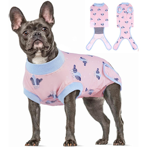 Gran oferta, pantalones fisiológicos para perros personalizados, convenientes pañales lavables menstruales reutilizables para perros de poliéster para recuperación quirúrgica sólida - Product Image 1
