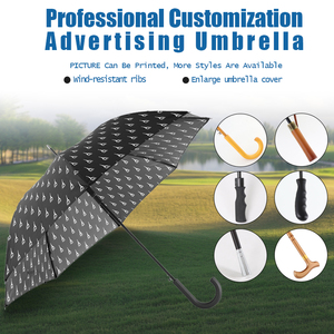 Parapluie droit à ouverture automatique pour femmes, grande canopée, résistant au vent fort, parapluie de voyage compact - Product Image 2