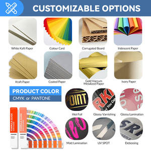 Boîtes cadeaux d'expédition en papier écologique pour parfums personnalisés, accessoires de luxe, chaussures, vêtements, avec logo design - Product Image 6