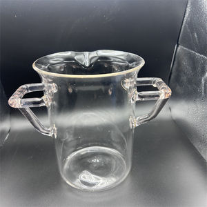 Labor glas 50ml 250ml 500ml 1000ml Hitze beständige abgestufte Quarz-Messbecher Glas Low Form Becher zum Verkauf - Product Image 4