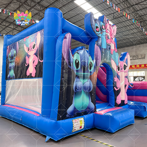AirFunPro Eco-Friendly Château gonflable Commercial Custom Adult Kids Combo Jumping Bouncy House Slide Water Pool - Product Image 5