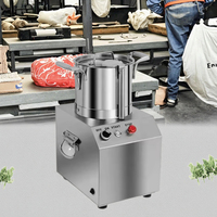 Machine à couper les légumes à grande vitesse-Hachoir électrique pour le broyage du piment et de l'ail à usage commercial