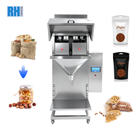Machine d'emballage à double tête avec écran tactile PLC pour noix, bonbons, snacks, aliments surgelés, céréales 100g-5kg
