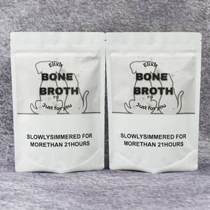 Sachet souple personnalisé imprimé, résistant à l'humidité, avec fermeture éclair, en plastique, pour aliments pour animaux de compagnie (chien), avec logo - Product Image 5