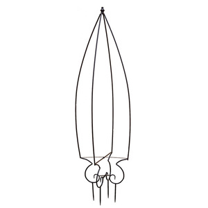<span class=keywords><strong>Support</strong></span> d'escalade de vigne Rose, tour extérieure en métal revêtu de plastique, <span class=keywords><strong>support</strong></span> de fleur en métal en treillis de belisk de jardin rond - Product Image 4
