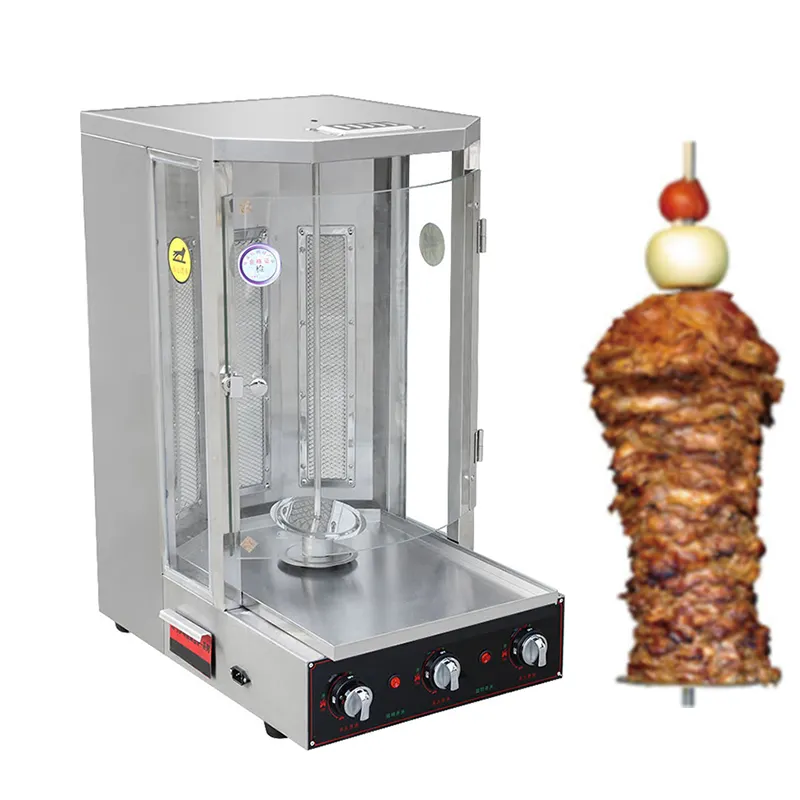 Macchina per il controllo della temperatura del Gas Donner Kebab Shawarma combinata