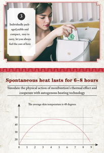 Herbal Palace Patch chauffant pour la fertilité, en tissu non tissé respirant, avec couche chauffante minérale - Product Image 3