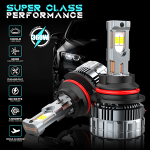Lámpara LED de aluminio automática 9004 12V 24V Faros LED H4 H13 9007 100W Luz antiniebla delantera 6500K OEM/ODM Conducción segura para universal - Product Image 4