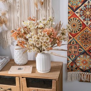 CL22006 Fleurs de jonquilles artificielles Fleur de jonquille en soie Faux Narcisse pour mariage Bouquet de mariée Couronne Décoration de jardin - Product Image 2