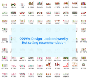 Cung cấp bán buôn của bao bì tự dính nhãn không thấm nước Bookmark dễ thương bao bì UV dtf chuyển Bookmark - Product Image 5