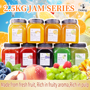 Produttori di mirtilli frutta marmellata di granite sciroppo concentrato cono di neve sciroppo per frappé frullato succo di frutta ingredienti del tè - Product Image 6