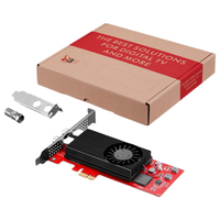 Tarjeta Receptora de TV Multimodo TBS6209SE DVB-T2/C2 PCIE, Tarjeta PCI-e para Transmisión y Reproducción de IPTV, Compatible con Windows y Linux