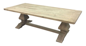Table basse en bois massif rustique vintage de style farmhouse pour salon MRS WOODS - Product Image 4