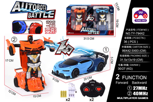 Chất Lượng Cao Quy Mô <span class=keywords><strong>1</strong></span>:20 Điều Khiển Từ Xa Morphing Robot Xe Cho Trẻ Em Bao Gồm Cáp USB Máy Ảnh Sạc Món Quà Hoàn Hảo Đồ Chơi - Product Image 5