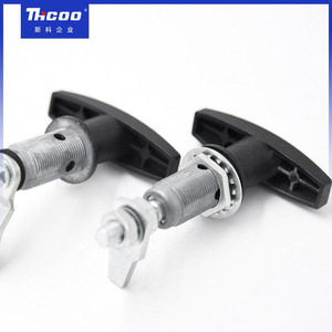Serratura a compressione con impugnatura a T e cilindro compatto, resistente alle vibrazioni, per armadi elettrici/telecomunicazioni - Product Image 5