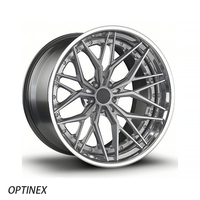 Jantes forgées sur mesure, concaves profondes, 2 pièces, 5x112 5x114.3 5x120 5*130 pour voitures de course Porsche 911 992 Chevrolet Corvette GT-R