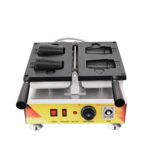 Macchina per Waffle a Forma di Tazza di Caffè Commerciale 1560W 50-300 ℃   Macchina per Waffle Compatta con Controllo della Temperatura e Timer per Snack - Product Image 2