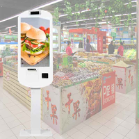 HONGNUO 15.6 21.5 24 27 32 pouces Machine de paiement intérieure Wifi pris en charge Kiosques de paiement de commande en libre-service tout-en-un