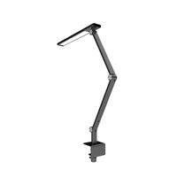 Lampe de bureau LED professionnelle 20W CRI 95, lampe de table haut de gamme avec minuteur Pomodoro et variateur de luminosité, pliable, idéale pour les étudiants