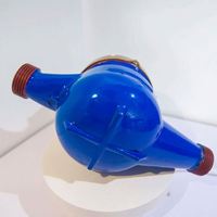 CE Multi-Jet Cast Iron Mechanical Water Meter ISO4064 Mechanical Water Meter Thread Blue Body R80 Bulk Export