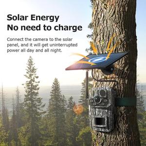 <span class=keywords><strong>Caméra</strong></span> de chasse UBOX Mini GPS avec capteur CMOS 3MP, GSM 4G, étanche IP66, solaire, pour extérieur - Product Image 2