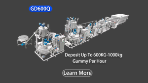 Máquina Procesadora de Caramelos de Goma con Forma de Arcoíris, Línea de Producción Automática para Envolver y Empaquetar Tiras de Caramelo de Regaliz - Product Image 3