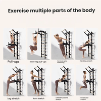 Échelles murales suédoises en gros, barres de gymnastique pour la maison, studio de Pilates, échelles d'escalade personnalisées pour la gymnastique, fournitures de fitness
