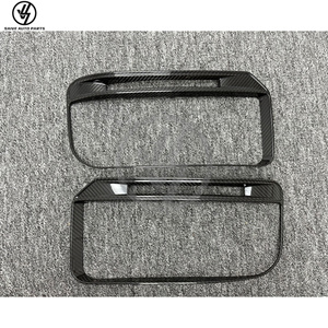 ชุดอัพเกรดฝาครอบไฟตัดหมอกคาร์บอนสไตล์ R พร้อมไฟ LED สำหรับ Mercedes Benz G63 W464 AMG G550 G500 รุ่น W464 G63 - Product Image 4