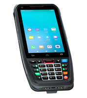 PDA Robusta de 4.0 Pulgadas con Android 13, Colector de Datos Industrial, Smartphone Logístico con Escáner de Código de Barras Láser 1D 2D, NFC, para Control de Inventario