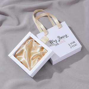 Caja de Joyería Portátil Blanca con Logotipo Personalizado al por Mayor, Caja de Embalaje para Anillos, Collares y Pulseras, Caja de Joyería Portátil de Lujo - Product Image 4