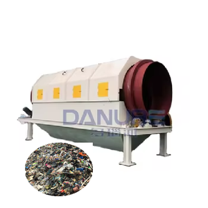 Large scale MSN <b>Waste</b> Sorting Trommel Screen Recycling Sorting for Plastic Metal Textile material - Product Image 1