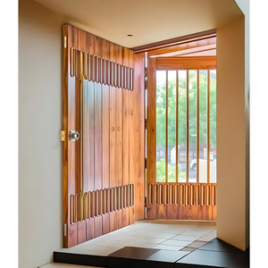 Porte d'entrée principale en bois massif de haute qualité pour <span class=keywords><strong>maison</strong></span> et appartement - Product Image 4