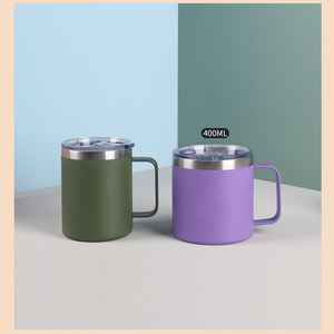 304 Stainless Steel Insulated <b>Mug</b> with Handle Business Office <b>Mug</b> Portable Coffee Cup Gift <b>Box</b> - Product Image 3