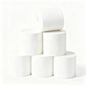 Papel Higiénico Personalizado con Relieve, Pulpa Virgen Blanca, 2, 3, <span class=keywords><strong>4</strong></span>, 5 Capas, Suave, Desechable, Juego de 12, 18, 24, 36 Rollos para Restaurantes - Product Image 1