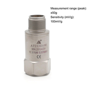 100mV/G tàu thông minh giám sát chính xác cảm biến gia tốc áp điện với đo nhiệt độ - Product Image 3