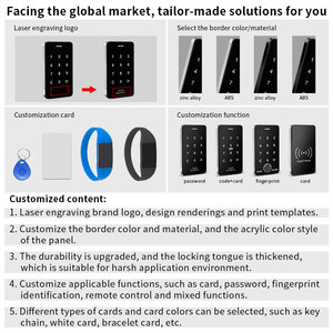 TTLock Muebles Mesita de noche Cerradura de gabinete digital Aleación de zinc RFID Swipe Lector de huellas dactilares Shake Hands Contraseña Locker Door - Product Image 2
