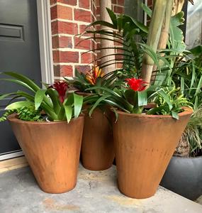 Maceta <span class=keywords><strong>de</strong></span> acero Corten, macetas <span class=keywords><strong>grandes</strong></span> <span class=keywords><strong>de</strong></span> metal para exteriores - Product Image 2
