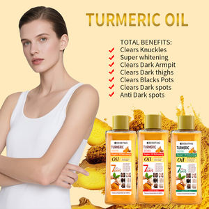 Aceite Corporal Blanqueador de Cúrcuma Natural a Base de Hierbas, 200 ml, Aceite Corporal Súper Blanqueador para Aclarar la Piel - Product Image 3